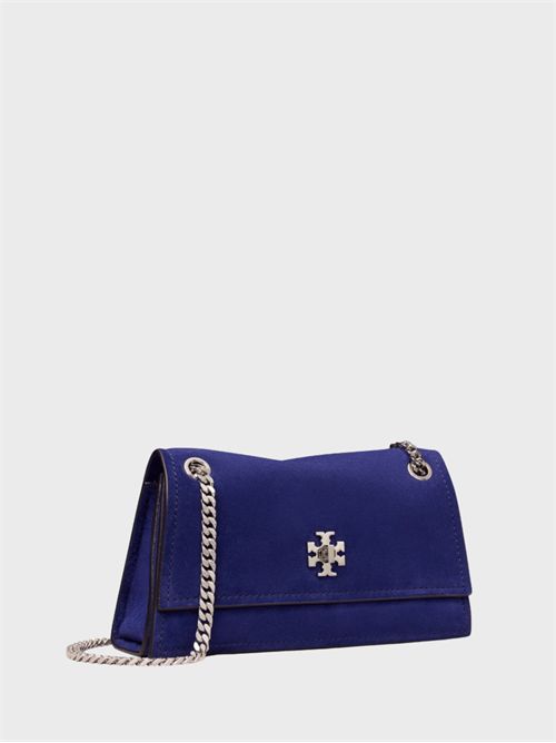 Mini borsa a tracolla in suede con chiusura turnlock TORY BURCH | 178150400